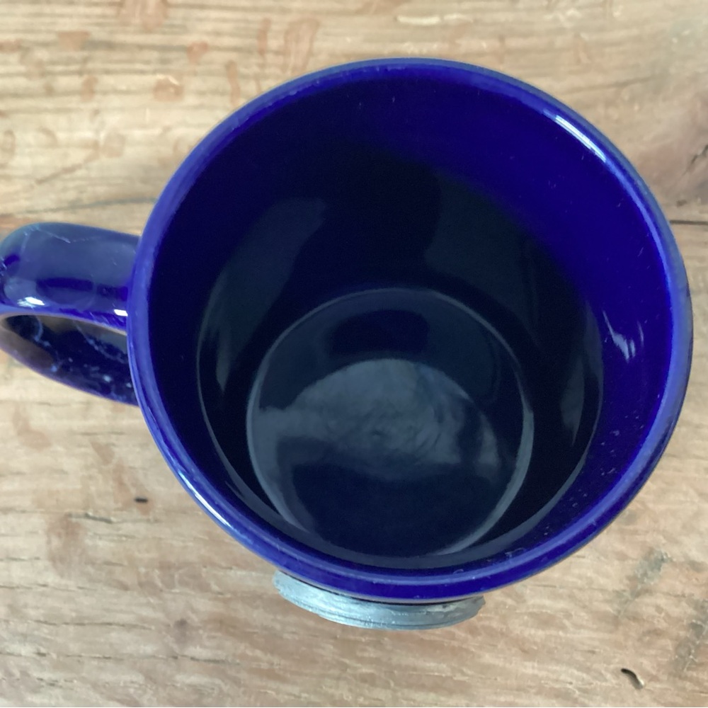 🔵 Auburn University Coffee Tea Beverage Mug Cup - Ceramic Crafted Pewter Seal - Picture 9 of 13